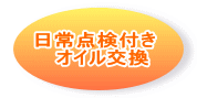 日常点検付き 　オイル交換